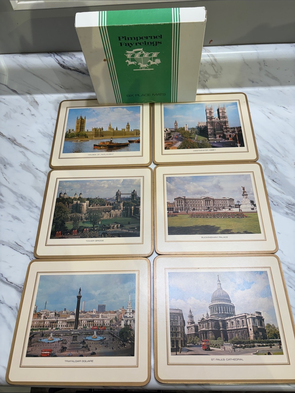 Pimpernel Fayreings Six London Landmarks Place Mats